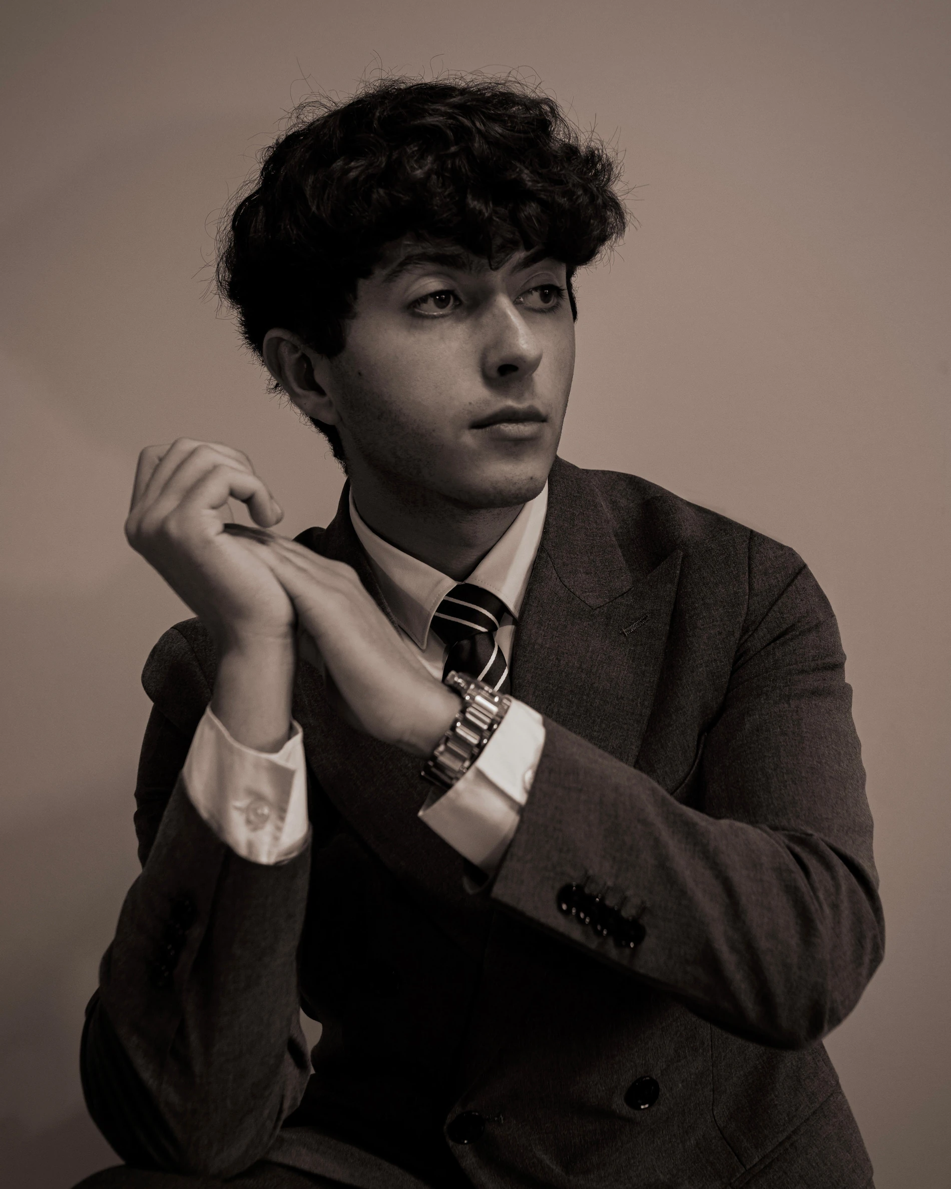 Retrato con filtro sepia de Eloy Lozano